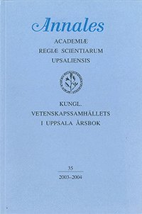 bokomslag Kungl. Vetenskapssamhällets i Uppsala årsbok 35/2003-2004