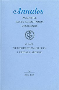 bokomslag Kungl. Vetenskapssamhällets i Uppsala årsbok 36/2005-2006