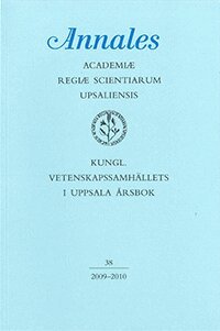 Kungl. Vetenskapssamhällets i Uppsala årsbok 38/2009-2010, Häftad