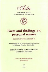 bokomslag Facts and findings on personal names