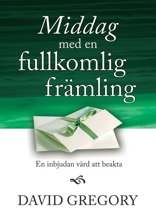 David Gregory - Middag med en fullkomlig främling, Kartonnage