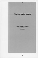 bokomslag Vad de andra visste