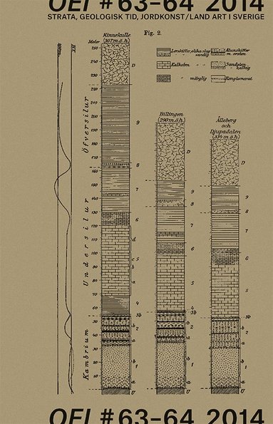 bokomslag OEI # 63-64 Strata, geologisk tid, jordkonst / Land art i Sverige