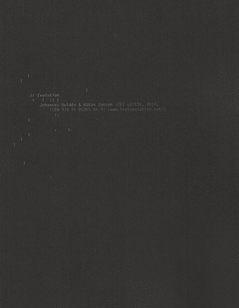 Johannes Heldén, Håkan Jonson - Evolution, Häftad