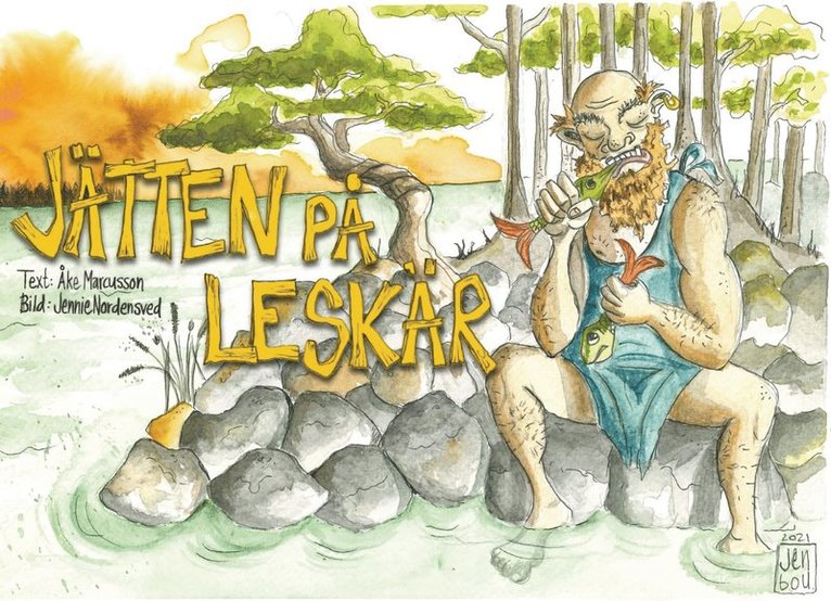 Åke Marcusson - Jätten på Leskär, Inbunden