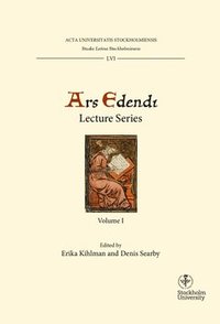 bokomslag Ars edendi lecture series. Vol. 1
