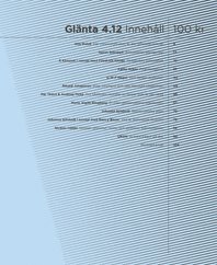 bokomslag Glänta 4(2012)