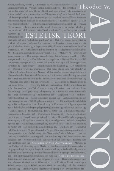 Theodor W. Adorno - Estetisk teori, Häftad