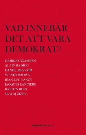 bokomslag Vad innebär det att vara demokrat?