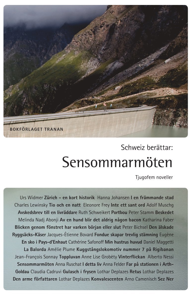 Schweiz berättar : sensommarmöten - tjugofem noveller 1