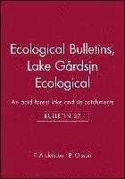 bokomslag Lake Gardsjon (Ecological Bulletin 37)