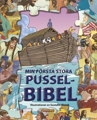 bokomslag Min första stora pusselbibel