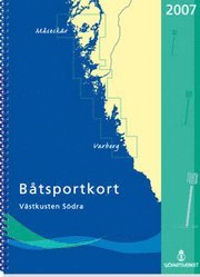 bokomslag Båtsportkort Västkusten Södra 2014 Måseskär-Kullen