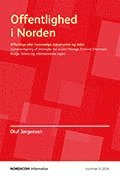 Nordicom Information 3(2014) Offentlighed i Norden : offentlige eller hemmelige dokumenter og data 1