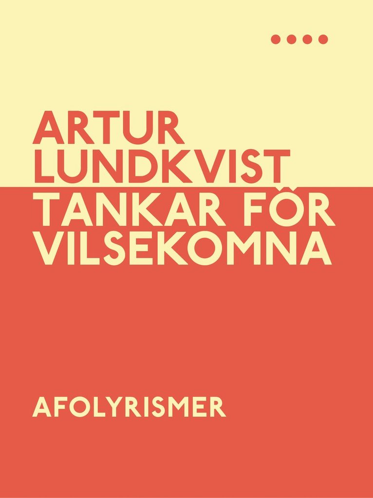 Tankar för vilsekomna 1