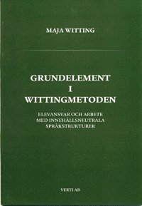 bokomslag Grundelement i Wittingmetoden