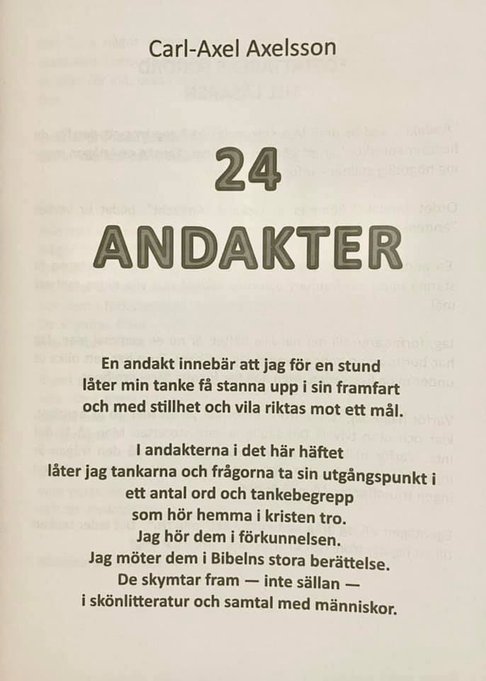 24 andakter 1