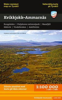 bokomslag Kvikkjokk - Ammarnäs (1:100 000)