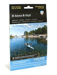 bokomslag St Anna och Gryts skärgårdar 1:50.000