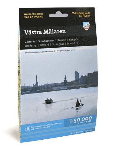 bokomslag Västra Mälaren 1:50.000