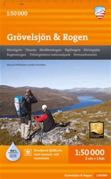 Calazo Maps - Grövelsjön-Rogen, Övrigt