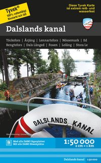 bokomslag Dalslands kanal 1:50.000