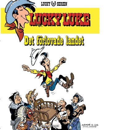 JUL - Lucky Luke 90 - Det förlovade landet, Häftad