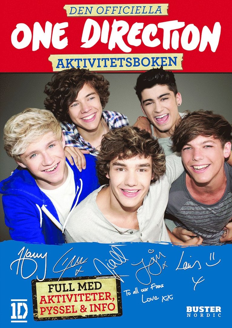 Den officiella One Direction aktivitetsboken 1