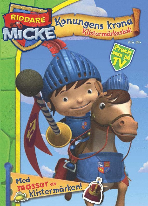 Konungens krona klistermärkesbok, Häftad