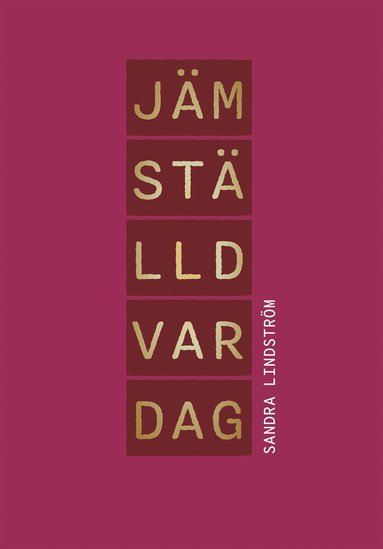 bokomslag Jämställd vardag