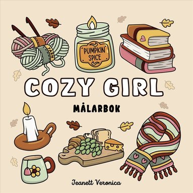 Jeanett Veronica - Cozy Girl : Målarbok, Häftad