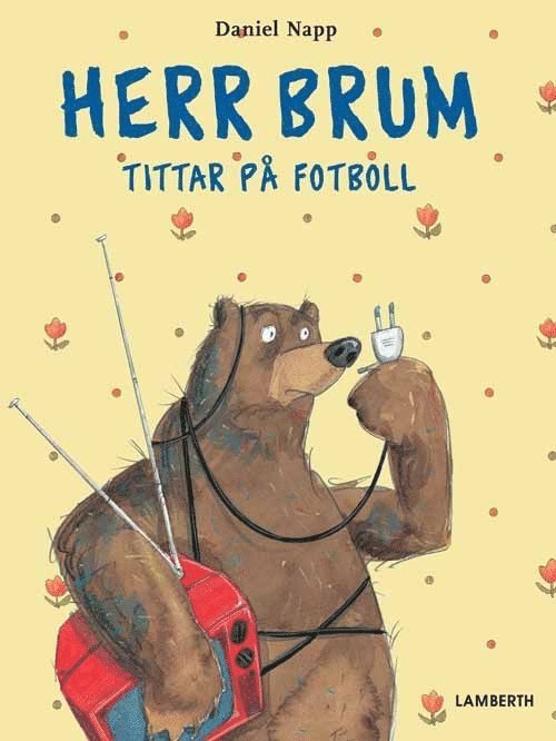 Herr Brum tittar på fotboll