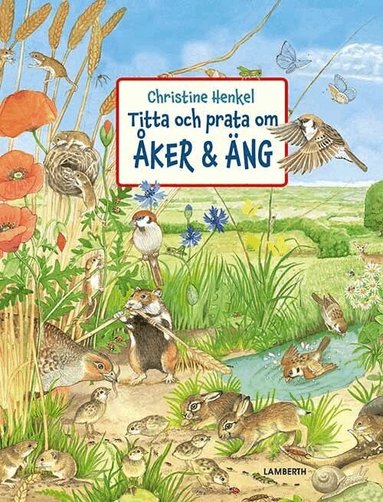 Christine Henkel - Titta och prata om åker & äng, Kartonnage