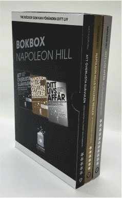 bokomslag Napoleon Hill - Tre böcker som kan förändra ditt liv Samlarbox