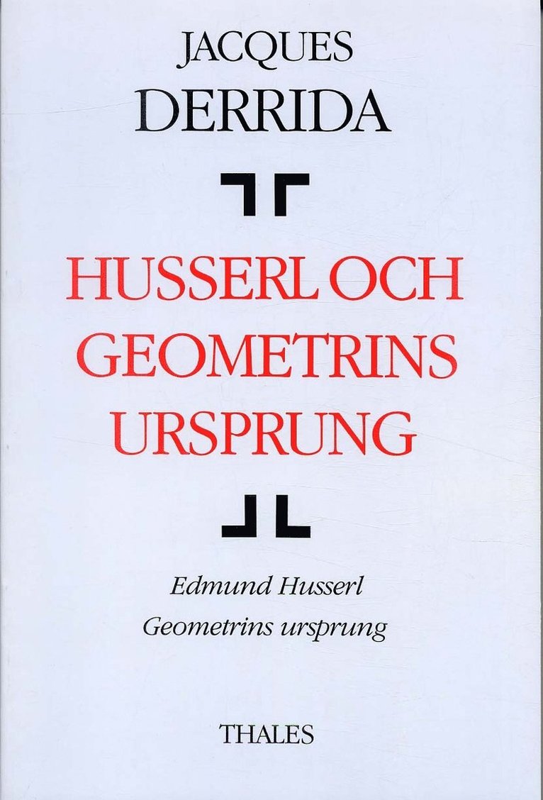 Husserl och geometrins ursprung