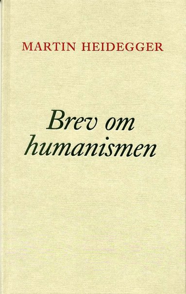 bokomslag Brev om humanismen