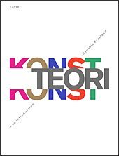 bokomslag Konstteori : en introduktion