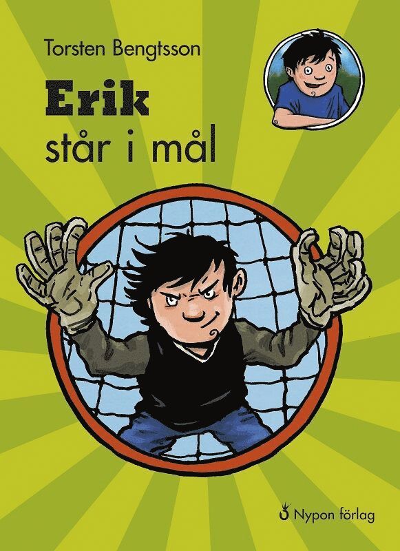 Erik står i mål