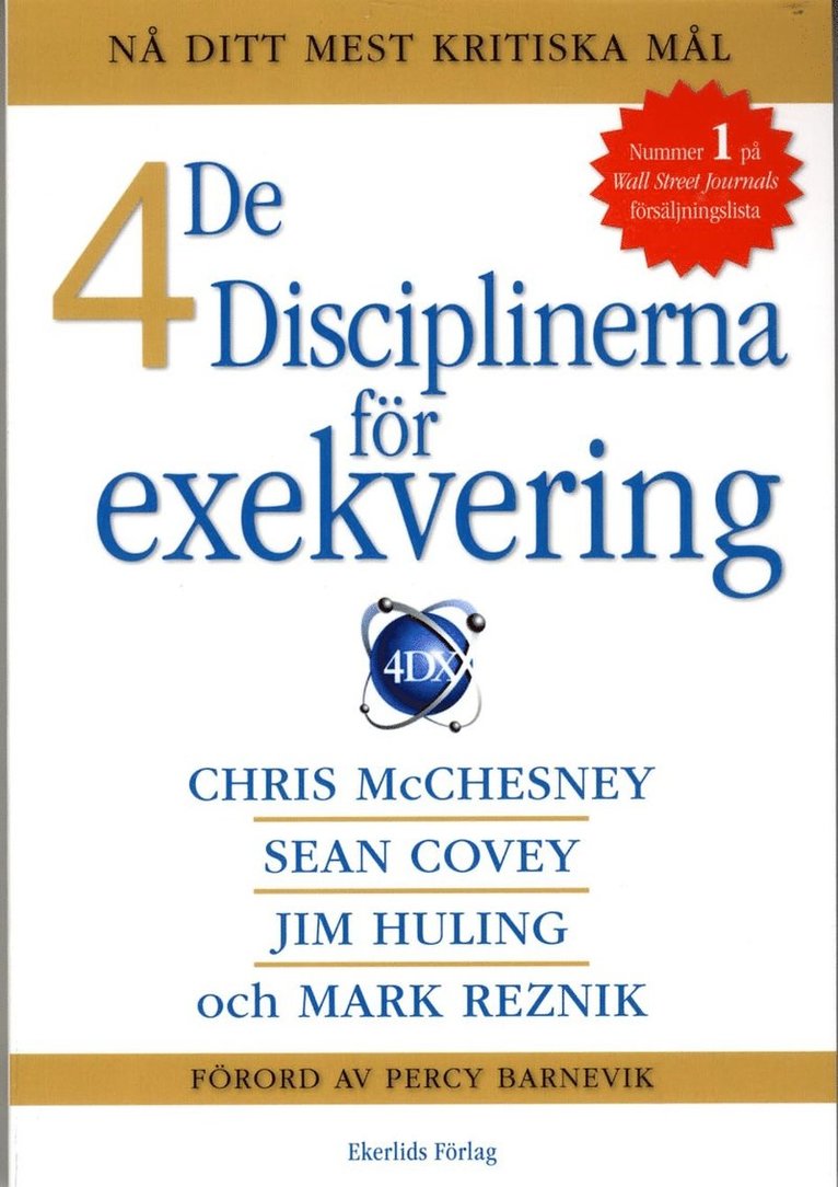 De fyra disciplinerna av exekvering 1
