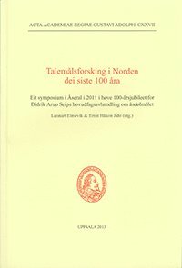 bokomslag Talemålsforskning i Norden dei siste 100 åra