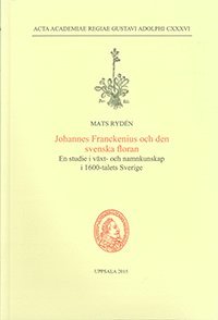 Johannes Franckenius och den svenska floran 1