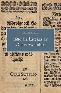 bokomslag 1689 års katekes av Olaus Swebilius