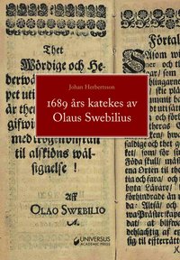 bokomslag 1689 års katekes av Olaus Swebilius