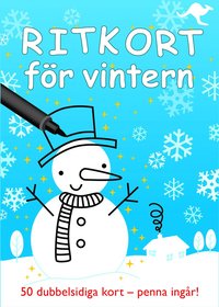 bokomslag Ritkort för vintern - 50 dubbelsidiga kort - penna ingår