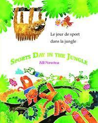 bokomslag Idrottsdag i djungeln (franska och svenska)