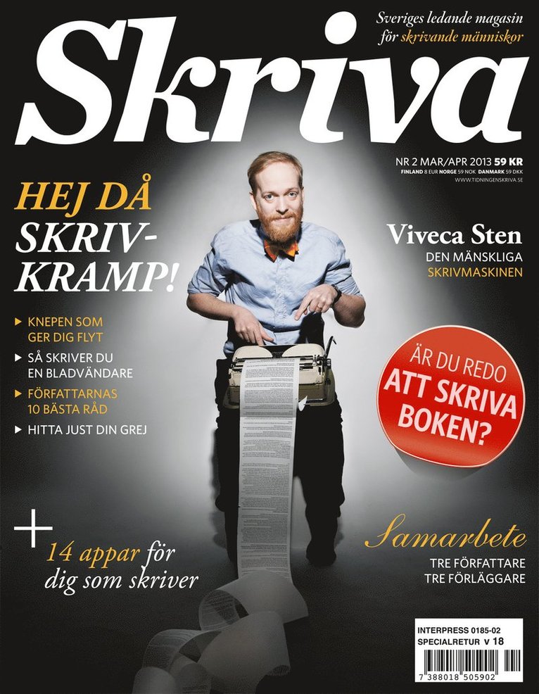 Skriva 2(2013) Hejdå skrivkramp! 1