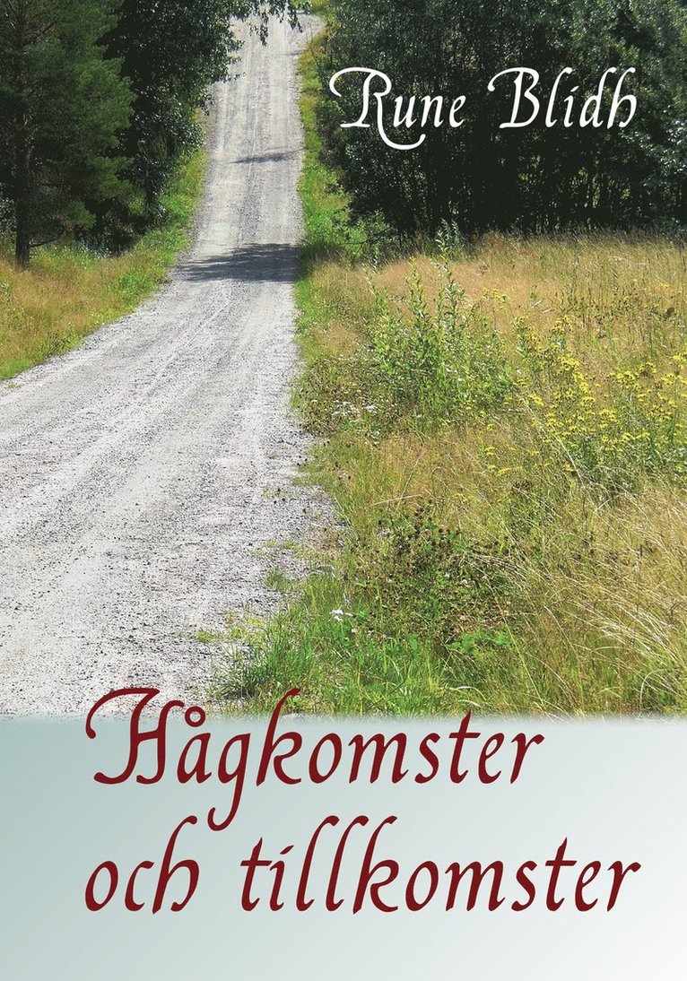 Rune Blidh - Hågkomster och tillkomster, Häftad