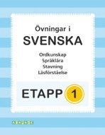bokomslag Etapp 1 - Blandade övningar i svenska