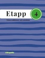 bokomslag Etapp 4 Lila - Träna ordklasser och satsdelar