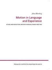 bokomslag Motion in Language and Experience